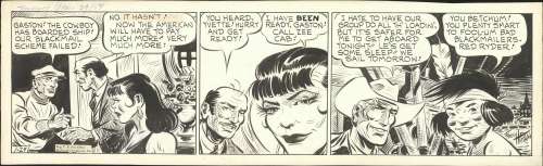 Harman - RED RYDER, Daily Art (1/29/59) | Russ Cochran