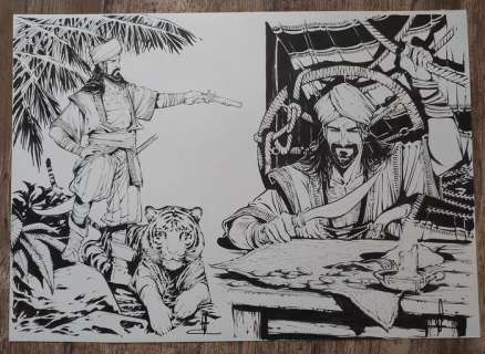 Tamburo, Nico - Tamburo, Nico - Original drawing - Sandokan, la tigre della Malesia - (2018/2021)