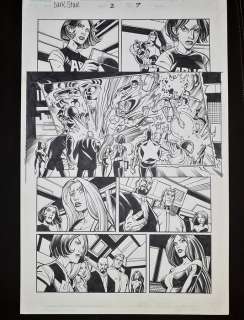 Steve Ellis, Scott Hanna - darkstar #2 - Darkstar and the Winter Guard - Page volante - Exemplaire unique - (2010)