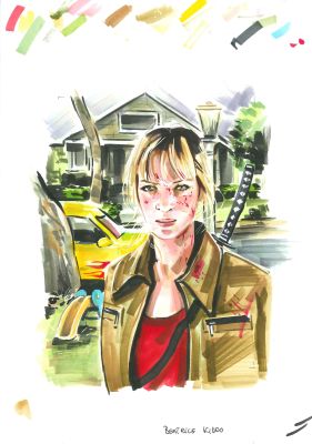 Sylvain Bordesoules | 2026 - Amoureuses - Beatrix Kiddo | Huberty Breyne Gallery