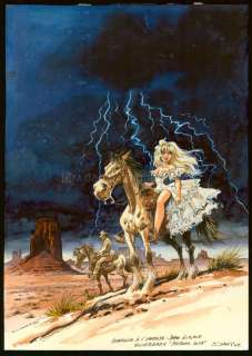 Dany | Illustration originale - Hommage Ã  Jean Giraud | Daniel Maghen