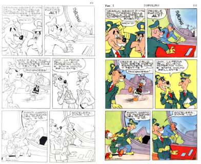 Pier Lorenzo de Vita | Topolino I TL 301-B - “Paperino Cosmonauta” - Original Hand-Lettered Comic Page by Pier Lorenzo De Vita - page 10 - Page volante - (1961) | Catawiki