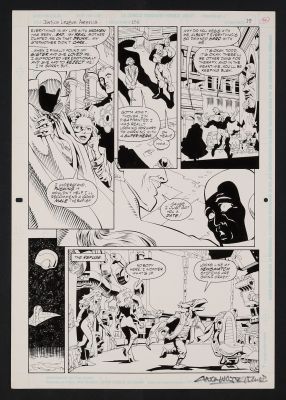 Original Art from Justice League America #106 (1995) Page 19 Pencils by Chuck Wojtkiewicz, Inks by Drew Geraci | mycomicshop.com