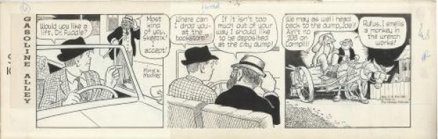 King & Moores | Gasoline Alley Strip du 24 Octobre 1964 | Galerie 9ème Art
