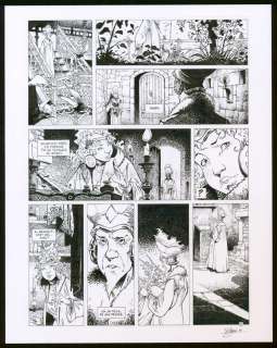 David Etien - Planche originale n°3 - L‘Emprise - La Quête de l‘Oiseau du Temps