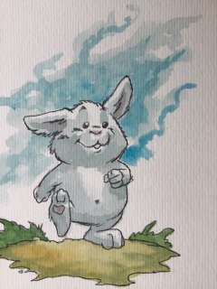 Masbou, Jean-Luc | Masbou, Jean-Luc - Dessin original couleur - De Cape et de Crocs - Eusèbe | Catawiki