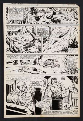 Don Perlin, Bob Wiacek | Original Art from Man-Thing #5 (1980) Page 23 Pencils by Don Perlin, Inks by Bob Wiacek | mycomicshop.com (Buy It Now)