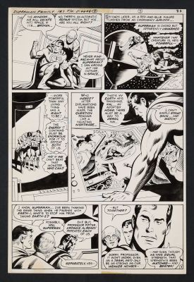 Curt Swan, Jack Abel | Original Art from Superman Family #187 (1978) Story Page 3 Pencils by Curt Swan, Inks by Jack Abel | mycomicshop.com (Buy It Now)