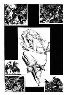 Romero, Enrique Badã­a | Original splash page (p.27)  - Axa  - EpÃ­logo  - [c. 1988] | Catawiki