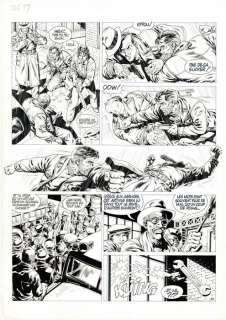 Mitton, Jean-Yves | Mitton, Jean-Yves - Originele pagina - Bloed en Stilte 9 - Ik was er niet eens - (1995) | Catawiki