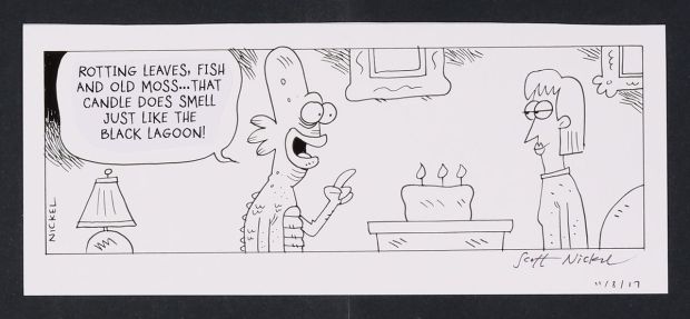 Scott Nickel | Original Art for the Eek! Comic Strip (11/8/17) | mycomicshop.com