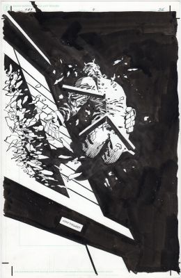 Frank MILLER - Tavola originale per Sin City ‘Hell and Back’ #4 pag.26. Cm.28 x 43. DARK HORSE. 1999-2000.