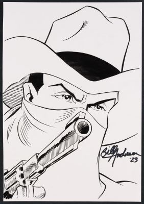 Bill Anderson | Vigilante Sketch | mycomicshop.com