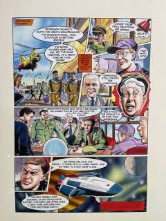 Martin Baines | Martin Baines - Dan Dare - Original colour page - Dan Dare Pilot of the Future - Planet Pluto - (2006) | Catawiki