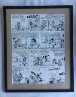 Francis | Francis - Planche originale - Marc Lebut et son voisin - Le Rêve du voisin - (1977) | Catawiki