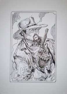 Regnault, Christophe - Regnault, Christophe - Dessin original - La Véritable histoire du Far West - Jesse James