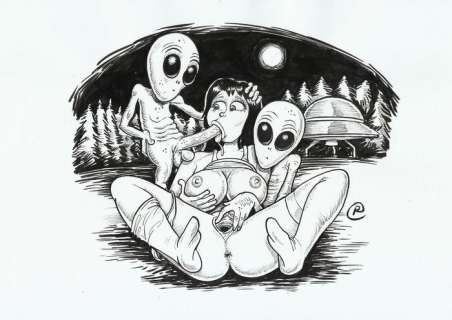 Ramis | Ramis - Original drawing - underground comic - sexy girl - alien invasion - EO | Catawiki