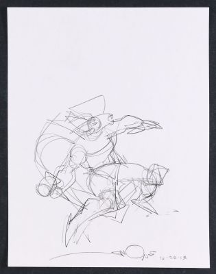 Walt Simonson | Beta Ray Bill Prelim Sketch by Walt Simonson | mycomicshop.com (Buy It Now)
