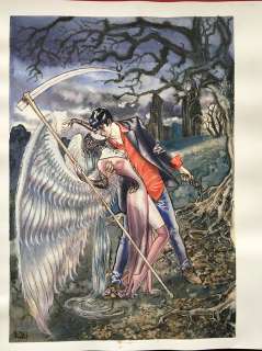 Marco Nizzoli - Original illustration for Dylan Dog. Cm. 31x41. Signed. Mint