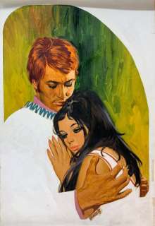 Fernández, Fernando | Fernández, Fernando - Original painting - Cover - Romance - (1977) | Catawiki