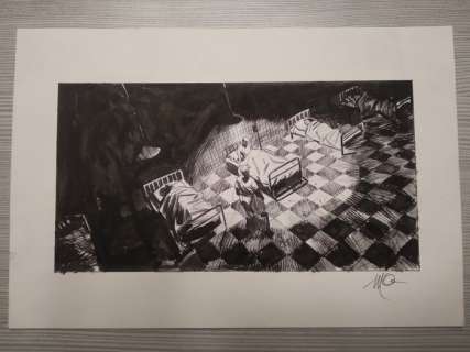 Massimo Carnevale | Massimo Carnevale - illustrazione originale - Dylan Dog 280 "Mater Morbi" - (2018) | Catawiki