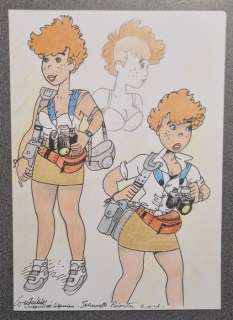 Wasterlain | Wasterlain, Marc - Dessin original en couleurs - Jeannette Pointu | Catawiki