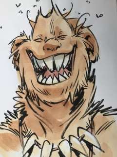 Mourier, Jean-Louis | Mourier, Jean-Louis - Dessin original couleur - Trolls de Troy - Teträm - (2022) | Catawiki