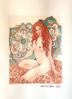 Cristina Fabris | Cristina Fabris - Acquerello - Exemplaire unique - (2023) | Catawiki