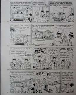 Pom (Jozef Van Hove) | Pom (Jozef van Hove) - Originele pagina (strook 27 t/m 30) - Piet Pienter en Bert Bibber 18 - De Dubbel-Koolzure-Soda-Bom - (1962) | Catawiki