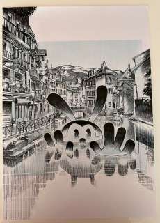 Keramidas, Nicolas | Keramidas, Nicolas - Dessin original - Affiche du Festival d’animation d’Annecy - (2022) | Catawiki