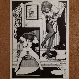 L. G. Paul | L. g. Paul - 14x original pages - Das Mädchen La Pugl - Page volante - Exemplaire unique - (1984) | Catawiki