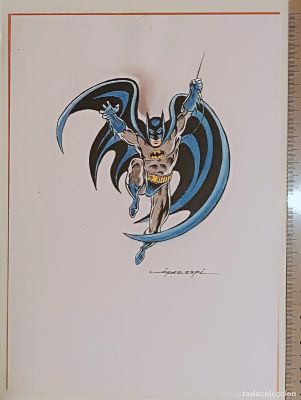 Batman - Rafael López Espí - Arte Original Coloreado a Mano - Estado MINT | todocoleccion (Buy It Now)