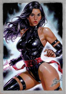 Psylocke by Rafa Schneider