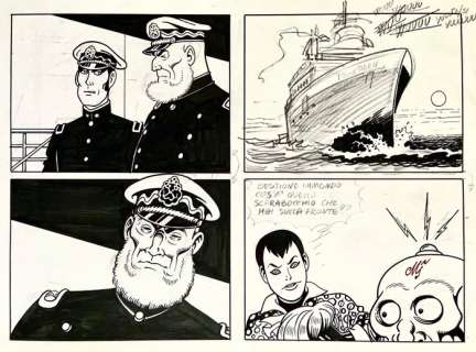 Magnus | Magnus - Necron - Studio originale - Page volante - Exemplaire unique | Catawiki