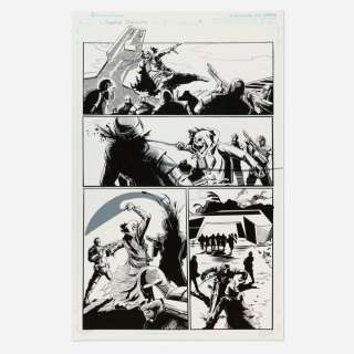 Joseph Schmalke, Phantom Starkiller #1 Story Page 4 Artist Proof (Scout Comics, 2020) | Landry Pop Auctions