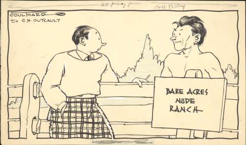 Coulthard-Original Gag Panel | Russ Cochran