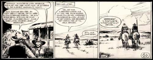 Kresse, Hans G. | Kresse, Hans G. - Originele strook - Matho Tonga - De Laatste der Mandan’s - (1953/1969) | Catawiki