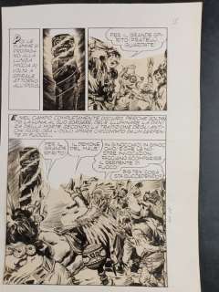 Raffaele Paparella, Guido Martina | Pecos Bill - Raffaele Paparella, Guido Martina - Tavola Originale "Pecos Bill Terza Serie" - Page volante - Exemplaire unique - (1960) | Catawiki