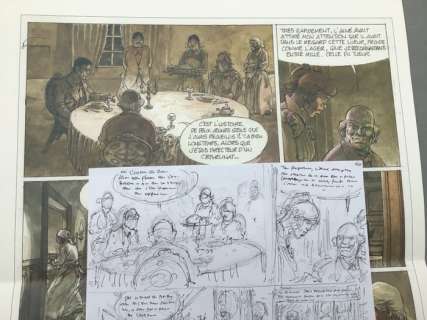 Hermann | Hermann - Planche originale crayonnée - Duke T5 - Un Pistolero tu seras - (2020) | Catawiki