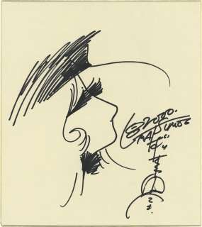 Leiji Matsumoto Hand-Drawn Shikishi "Galaxy Express 999" | Mandarake (Big Web)