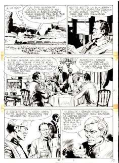 Ticci, Giovanni | Ticci, Giovanni - Tavola Originale - Tex #297 "Gli Avvoltoi" - (1985) | Catawiki