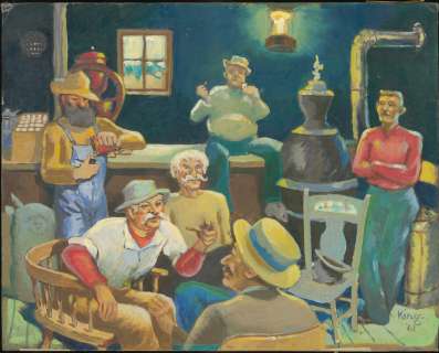 King - Original Painting | Russ Cochran