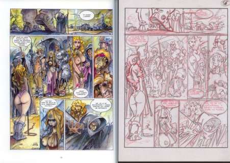 Azpiri, Alfonso | Azpiri, Alfonso - Original pencil page - Lorna El Arka - (1991) | Catawiki