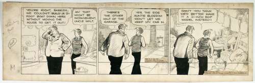 Frank King | 1.) Gasoline Alley Daily Strip Feb. 8,… | Galerie Laqua