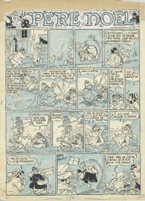 Claude Marin | Père Noël, Planche 37 | Galerie 9ème Art