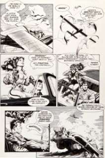 Mark Schultz Xenozoic Tales #6 Page 6 Original Art (Kitchen Sink, 1988). Remfro joins the Zekes in the -