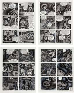 Jeff Johnson (Jess/Jeff/Jessica Johnson) Nurture the Devil #3 Page Original Art Group (Fantagraphics, 1994). In -