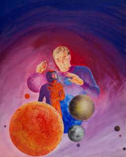 Gray Morrow Perry Rhodan #42 Paperback Book Cover Painting Original Art (Ace, 1974). The long-running Perry -