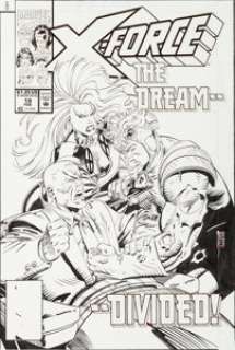 Greg Capullo and Harry Candelario X-Force #19 Cover Original Art (Marvel, 1993). In the yarn "The -