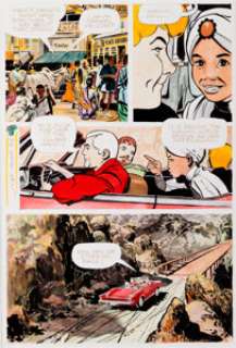 Doug Wildey Jonny Quest Classics #2 Page 9 Original Art (Comico, 1987). Doug Wildey adapts the original -